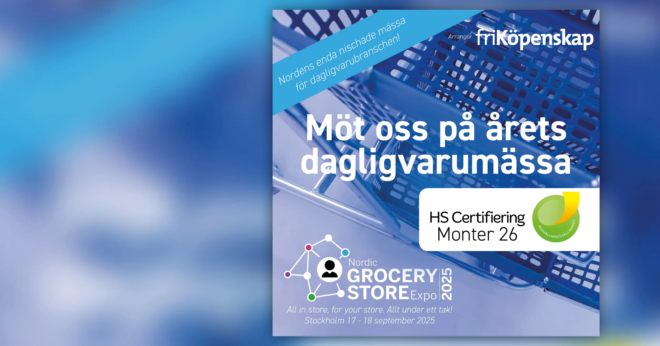 En bild för dagligvarumässan 2025 där teknik och säkerhet är temat